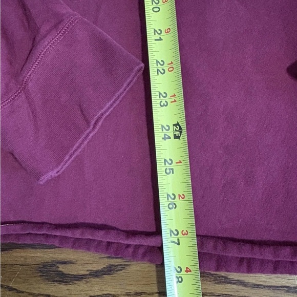 Vintage Y2K Abercrombie & Fitch Muscle LS Crewneck Shirt Mens XXL Red Maroon - Picture 9 of 9